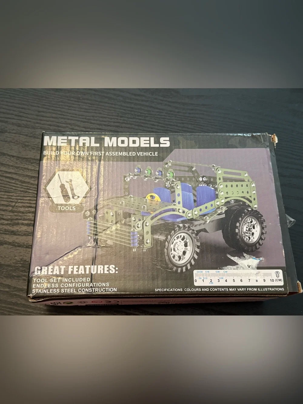 Lucky Doug Stainless Steel Vehicle Model Kit w/ Tools, Age 8+, MPN 9905